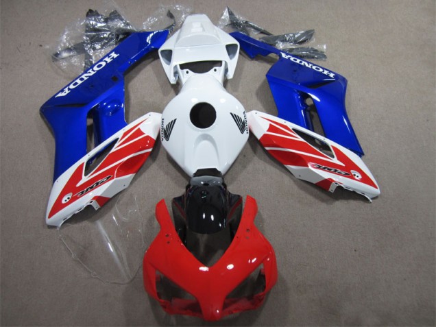 Inexpensive 2004-2005 White Red Blue Honda CBR1000RR Motorcycle Fairing Kit Inexpensive 2004-2005 White Red Blue Honda CBR1000RR Motorcycle Fairing Kit