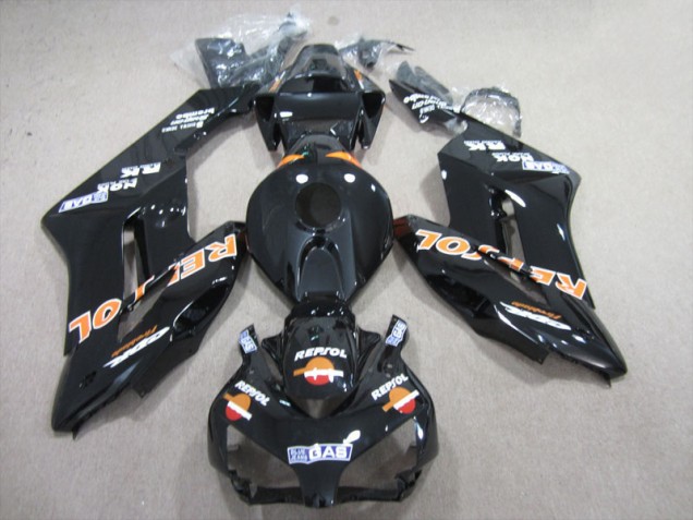 Inexpensive 2004-2005 Black Orange Repsol Honda CBR1000RR Bike Fairing Kit Inexpensive 2004-2005 Black Orange Repsol Honda CBR1000RR Bike Fairing Kit