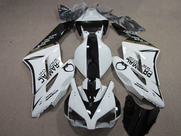 Inexpensive 2004-2005 White Black PRAMAC Honda CBR1000RR Motorcyle Fairings Inexpensive 2004-2005 White Black PRAMAC Honda CBR1000RR Motorcyle Fairings