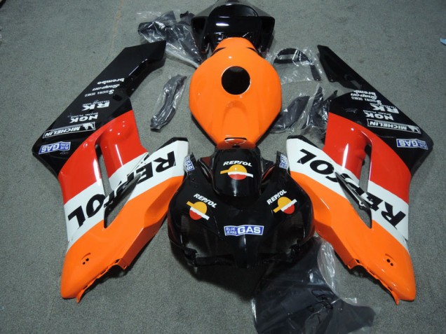 Inexpensive 2004-2005 Black Orange Repsol Honda CBR1000RR Motor Bike Fairings Inexpensive 2004-2005 Black Orange Repsol Honda CBR1000RR Motor Bike Fairings