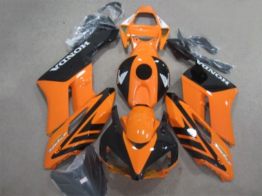 Inexpensive 2004-2005 Black Orange Honda CBR1000RR Motorbike Fairing Kits