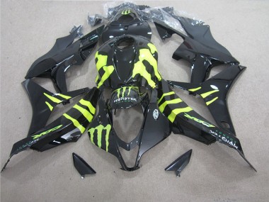 Inexpensive 2004-2005 Black Green Monster Honda CBR1000RR Bike Fairings