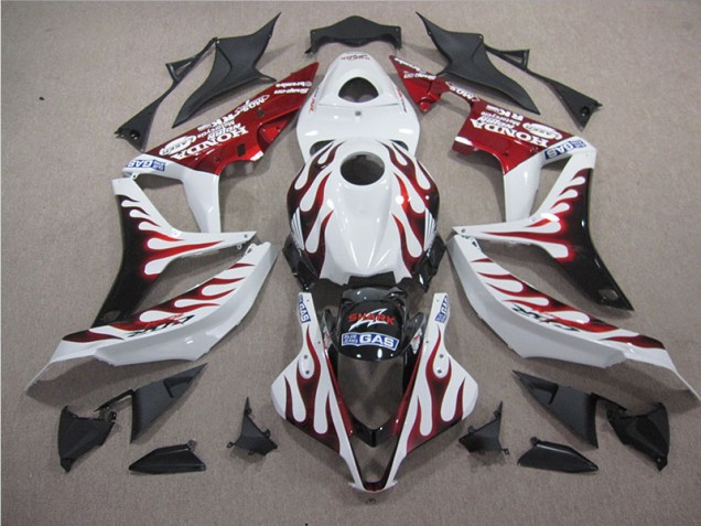 Inexpensive 2004-2005 White Red Flame SHARK Honda CBR1000RR Motorbike Fairing Inexpensive 2004-2005 White Red Flame SHARK Honda CBR1000RR Motorbike Fairing