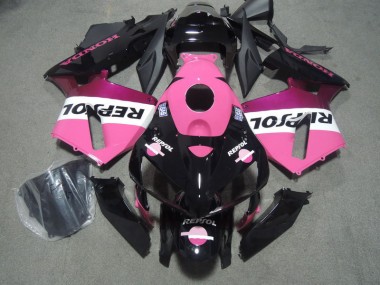 Inexpensive 2004-2005 Black Pink Repsol Honda CBR1000RR Motorcycle Bodywork