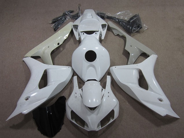 Inexpensive 2006-2007 White Honda CBR1000RR Motorcycle Fairings Kit
