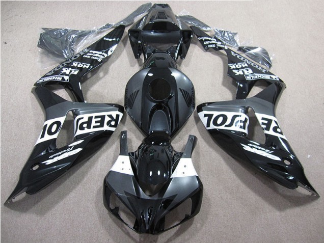 Inexpensive 2006-2007 Black Repsol Honda CBR1000RR Motorcycle Fairing Kits Inexpensive 2006-2007 Black Repsol Honda CBR1000RR Motorcycle Fairing Kits