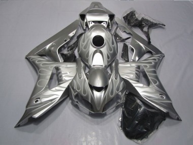 Inexpensive 2006-2007 Silver Flame Honda CBR1000RR Bike Fairings