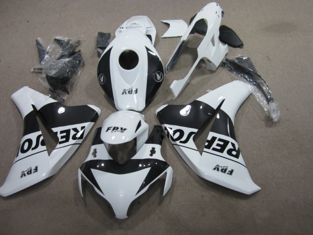 Inexpensive 2008-2011 Black White Repsol Honda CBR1000RR Replacement Motorcycle Fairings Inexpensive 2008-2011 Black White Repsol Honda CBR1000RR Replacement Motorcycle Fairings