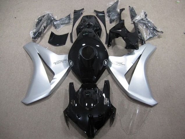 Inexpensive 2008-2011 Black Silver Fireblade Honda CBR1000RR Motorbike Fairing Kits