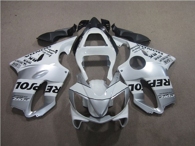 Inexpensive 2001-2003 Silver Repsol Honda CBR600 F4i Motor Fairings Inexpensive 2001-2003 Silver Repsol Honda CBR600 F4i Motor Fairings