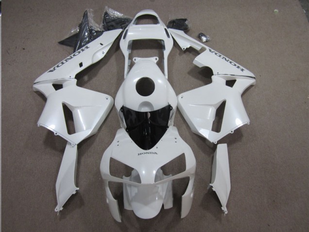 Inexpensive 2005-2006 White Honda CBR600RR Motorcycle Replacement Fairings Inexpensive 2005-2006 White Honda CBR600RR Motorcycle Replacement Fairings