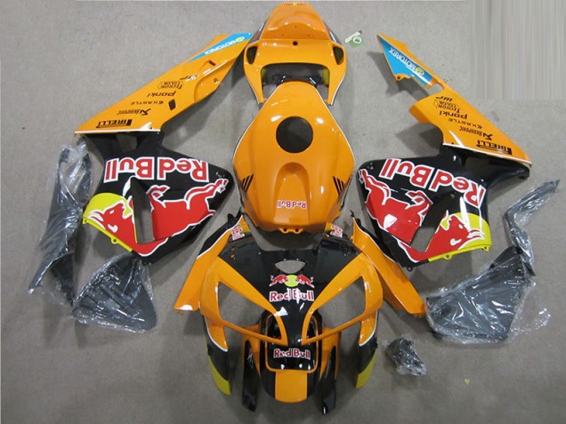 Inexpensive 2005-2006 Orange Black Red Bull Honda CBR600RR Motorbike Fairing Inexpensive 2005-2006 Orange Black Red Bull Honda CBR600RR Motorbike Fairing