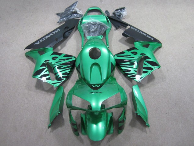 Inexpensive 2007-2008 Green Black Honda CBR600RR Motorcycle Fairings Kit Inexpensive 2007-2008 Green Black Honda CBR600RR Motorcycle Fairings Kit