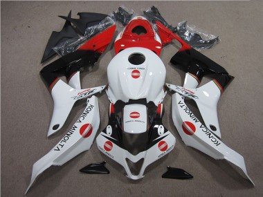 Inexpensive 2007-2008 Red White Black Konica Minolta Honda CBR600RR Motor Bike Fairings