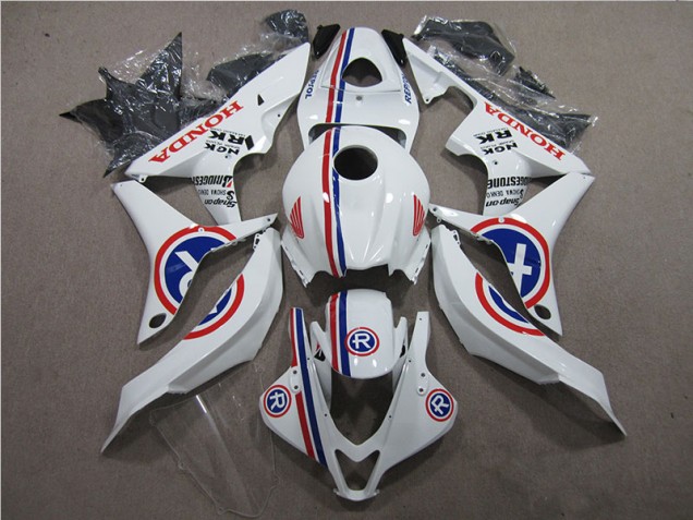 Inexpensive 2007-2008 White R Honda CBR600RR Motorcycle Fairings Kits Inexpensive 2007-2008 White R Honda CBR600RR Motorcycle Fairings Kits
