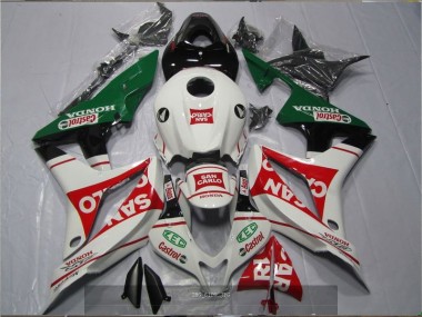Inexpensive 2007-2008 White Red Green San Carlo Castrol Honda CBR600RR Motorcyle Fairings