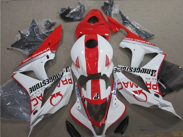 Inexpensive 2007-2008 Red White Honda CBR600RR Motor Fairings Inexpensive 2007-2008 Red White Honda CBR600RR Motor Fairings