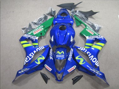 Inexpensive 2007-2008 Blue White Movistar Honda CBR600RR Bike Fairing