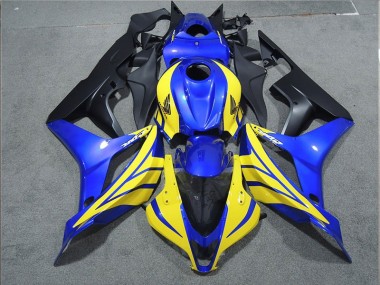 Inexpensive 2007-2008 Black Blue Yellow Honda CBR600RR Bike Fairings