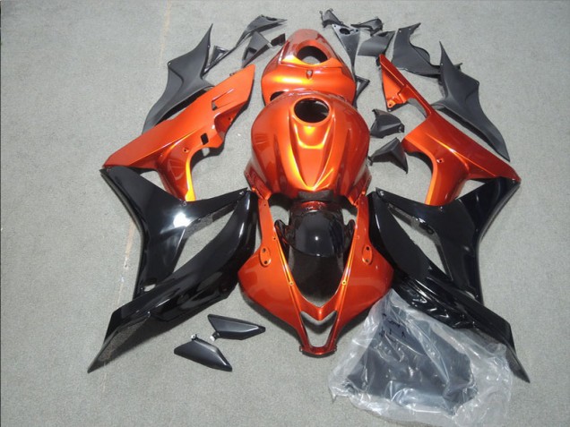 Inexpensive 2007-2008 Orange Black Honda CBR600RR Motorbike Fairing Inexpensive 2007-2008 Orange Black Honda CBR600RR Motorbike Fairing