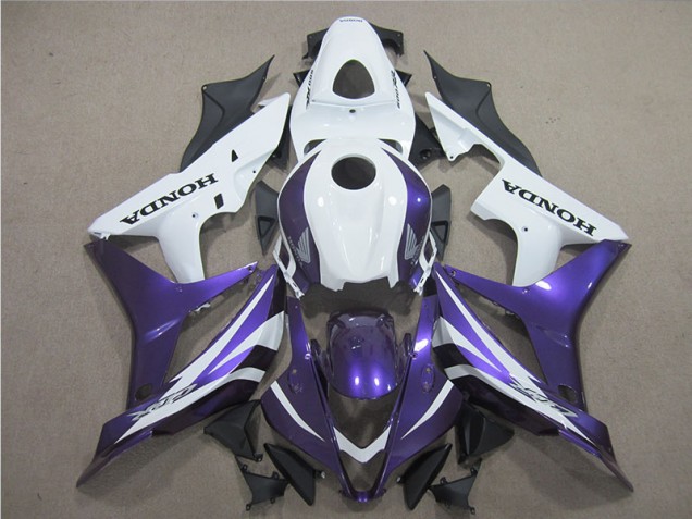 Inexpensive 2007-2008 Purple White Honda CBR600RR Motor Bike Fairings Inexpensive 2007-2008 Purple White Honda CBR600RR Motor Bike Fairings