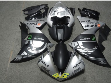 Inexpensive 2007-2008 Black Silver Monster IVECO 46 Honda CBR600RR Motorcyle Fairings