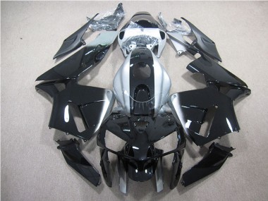 Inexpensive 2007-2008 Black Silver Honda CBR600RR Motor Fairings