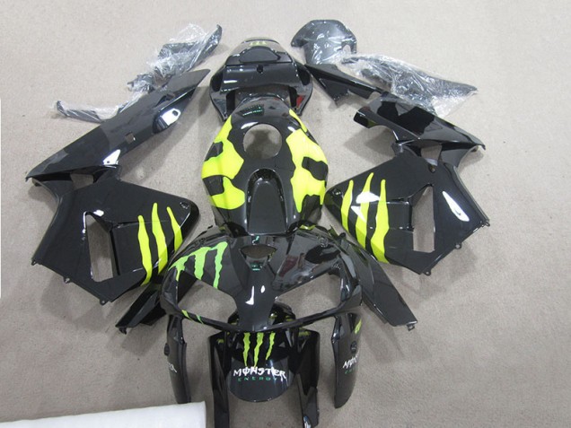 Inexpensive 2007-2008 Black Monster Green Honda CBR600RR Motorcylce Fairings Inexpensive 2007-2008 Black Monster Green Honda CBR600RR Motorcylce Fairings