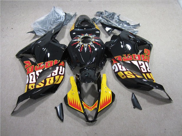 Inexpensive 2009-2012 Black Yellow Honda CBR600RR Replacement Motorcycle Fairings Inexpensive 2009-2012 Black Yellow Honda CBR600RR Replacement Motorcycle Fairings