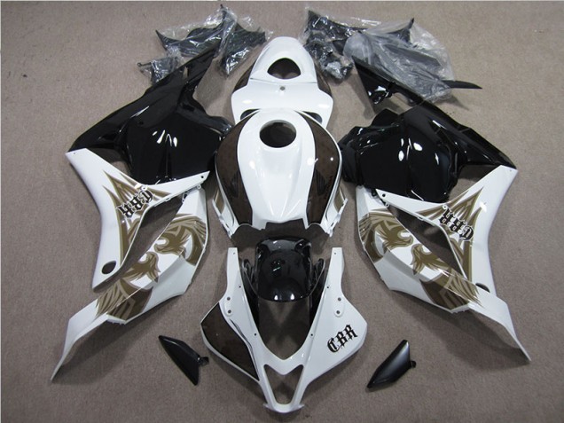 Inexpensive 2009-2012 Black White Honda CBR600RR Bike Fairing Kit Inexpensive 2009-2012 Black White Honda CBR600RR Bike Fairing Kit