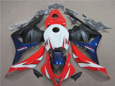 Inexpensive 2009-2012 White Red Blue Honda CBR600RR Motorcycle Fairings Kits