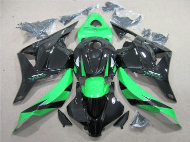 Inexpensive 2009-2012 Black Green Honda CBR600RR Moto Fairings