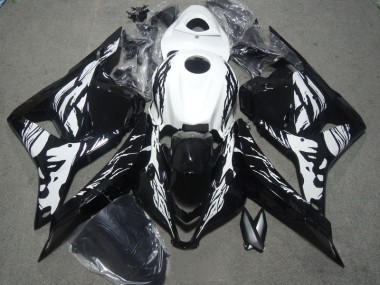 Inexpensive 2009-2012 Black White Honda CBR600RR Motorbike Fairing Kits