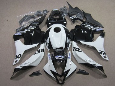 Inexpensive 2009-2012 Black White Repsol Honda CBR600RR Motorcycle Replacement Fairings