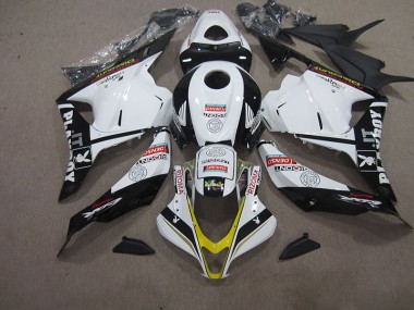 Inexpensive 2009-2012 White Black DENSO RIZOMA Honda CBR600RR Motorcycle Fairing Kits