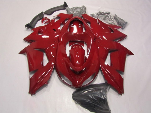 Inexpensive 2006-2007 Red Kawasaki ZX10R Replacement Fairings Inexpensive 2006-2007 Red Kawasaki ZX10R Replacement Fairings