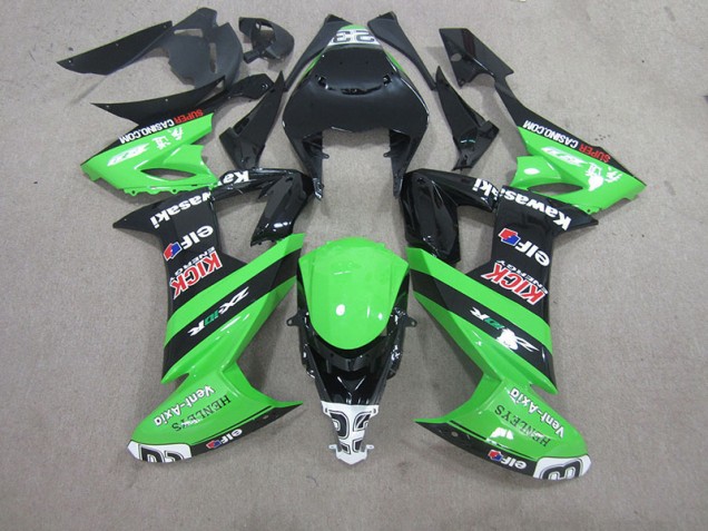 Inexpensive 2008-2010 Black Green Kawasaki ZX10R Bike Fairings Inexpensive 2008-2010 Black Green Kawasaki ZX10R Bike Fairings