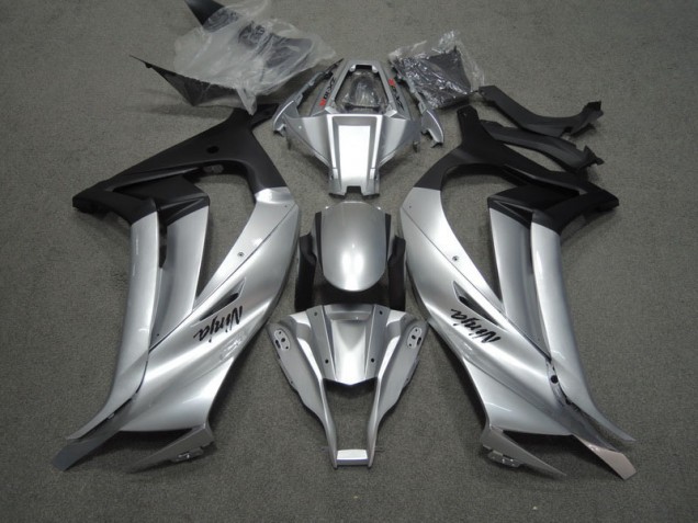 Inexpensive 2011-2015 Silver Black Ninja Kawasaki ZX10R Motorcycle Replacement Fairings Inexpensive 2011-2015 Silver Black Ninja Kawasaki ZX10R Motorcycle Replacement Fairings