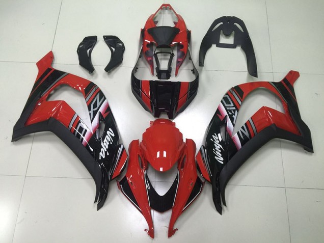 Inexpensive 2016-2019 Black Red Ninja Kawasaki ZX10R Motorcycle Fairings Kit Inexpensive 2016-2019 Black Red Ninja Kawasaki ZX10R Motorcycle Fairings Kit