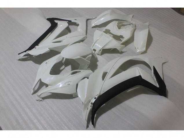 Inexpensive 2016-2019 White Kawasaki ZX10R Motorcycle Fairings Inexpensive 2016-2019 White Kawasaki ZX10R Motorcycle Fairings