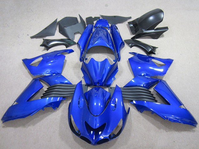 Inexpensive 2006-2011 Blue Kawasaki ZX14R ZZR1400 Motorbike Fairing Kits Inexpensive 2006-2011 Blue Kawasaki ZX14R ZZR1400 Motorbike Fairing Kits