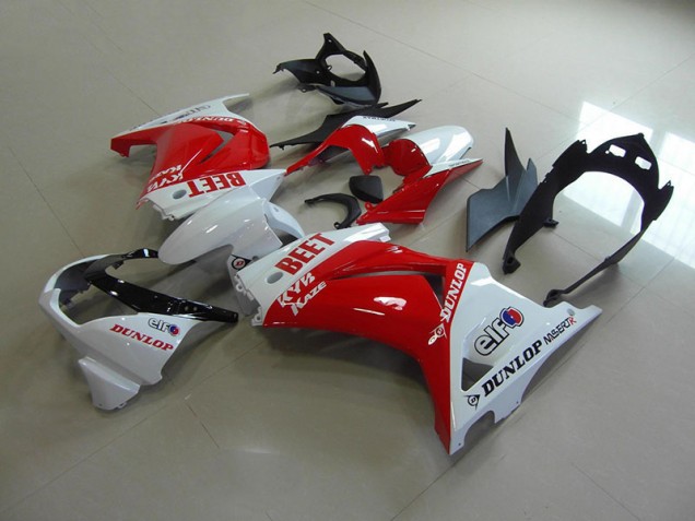 Inexpensive 2008-2012 Red White BEET Kawasaki ZX250R Motor Fairings Inexpensive 2008-2012 Red White BEET Kawasaki ZX250R Motor Fairings