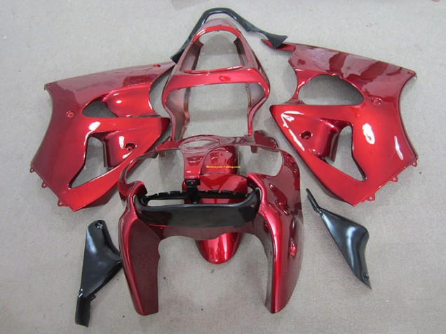 Inexpensive 2000-2002 Red Kawasaki ZX6R Motorcyle Fairings Inexpensive 2000-2002 Red Kawasaki ZX6R Motorcyle Fairings