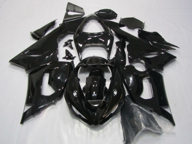 Inexpensive 2005-2006 Black Kawasaki ZX6R Replacement Fairings Inexpensive 2005-2006 Black Kawasaki ZX6R Replacement Fairings