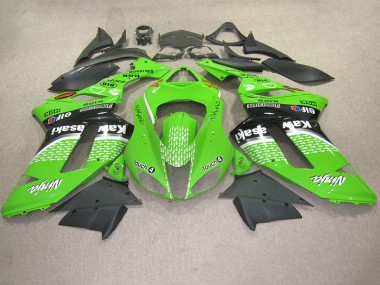 Inexpensive 2007-2008 Green Touch 4 Kawasaki ZX6R Motorcycle Fairing Kits