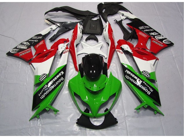 Inexpensive 2009-2012 Green Red Kawasaki ZX6R Motorcylce Fairings Inexpensive 2009-2012 Green Red Kawasaki ZX6R Motorcylce Fairings