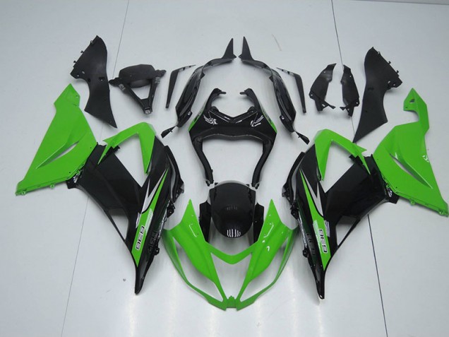 Inexpensive 2013-2018 Black Green 636 Kawasaki ZX6R Bike Fairings Inexpensive 2013-2018 Black Green 636 Kawasaki ZX6R Bike Fairings