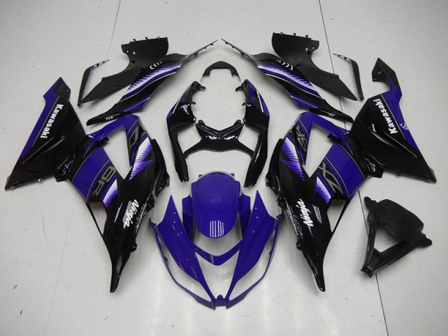 Inexpensive 2013-2018 Black Blue Kawasaki ZX6R Motorbike Fairing Inexpensive 2013-2018 Black Blue Kawasaki ZX6R Motorbike Fairing