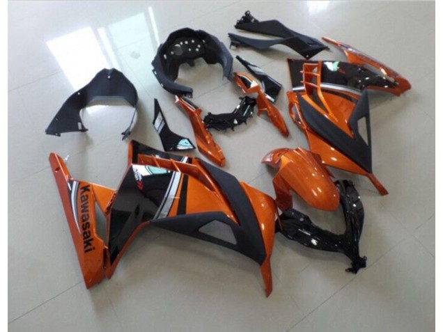 Inexpensive 2013-2016 Black Orange Kawasaki ZX300R Motor Fairings Inexpensive 2013-2016 Black Orange Kawasaki ZX300R Motor Fairings