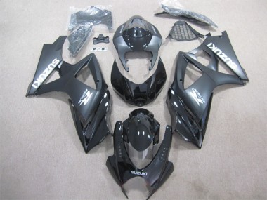 Inexpensive 2007-2008 Black Suzuki GSXR1000 Motorcyle Fairings